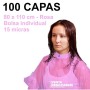100 Capas Tinte Rosas 80 x 110 - Individuales