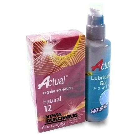 Caja 12 Condones Actual Con Lubricante Actual