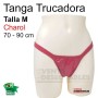Tanga Trucadora Charol Rojo Talla M - Ivete