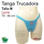 Tanga Trucadora Lycra Azul Talla M - Ivete