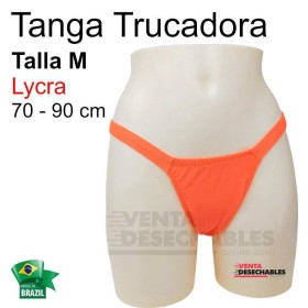 Tanga Trucadora Color Coral Talla M