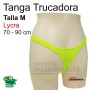 Tanga Trucadora Amarillo Fosforito