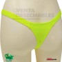 Tanga Trucadora Color Amarillo Fosforito Talla pequeña