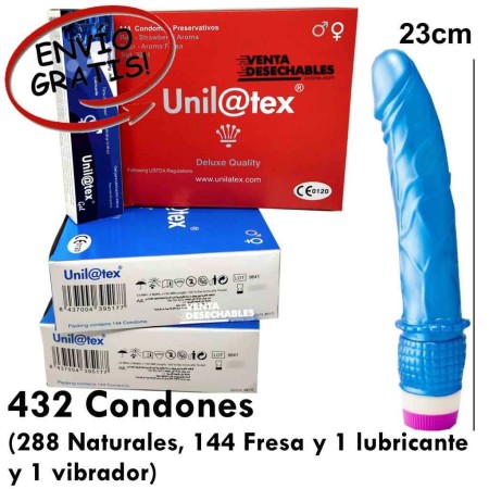 Oferta Preservativos más lubricante más vibrador