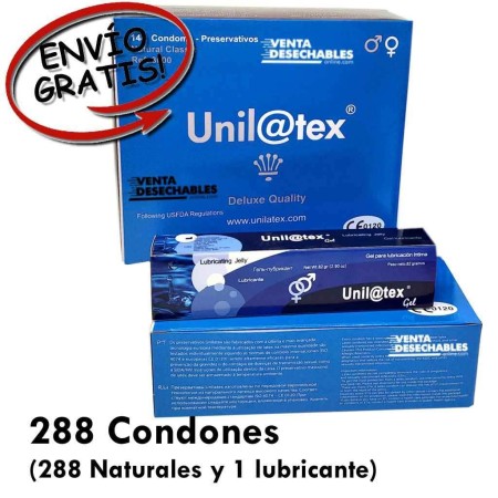 2 Cajas Unilatex y lubricante