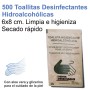 Toallitas Desinfectantes en sobres