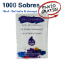 1000 Sobres monodosis de champú y gel baño hotel