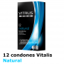 12 Preservativos Vitalis 190x53mm Natural