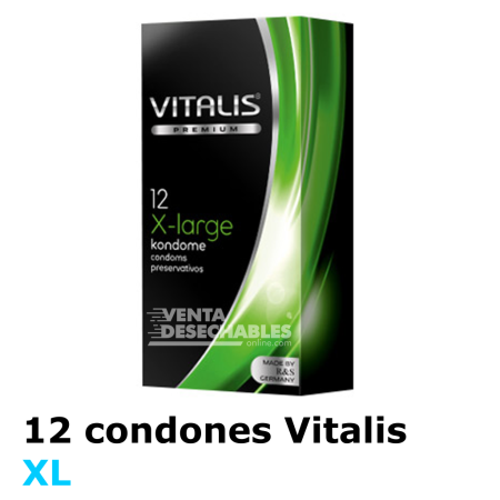 12 Preservativos Vitalis XL
