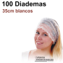Diademas desechables Blancas
