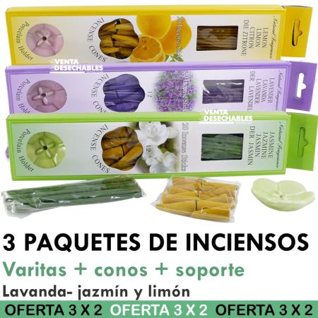 Oferta 3x2 inciensos