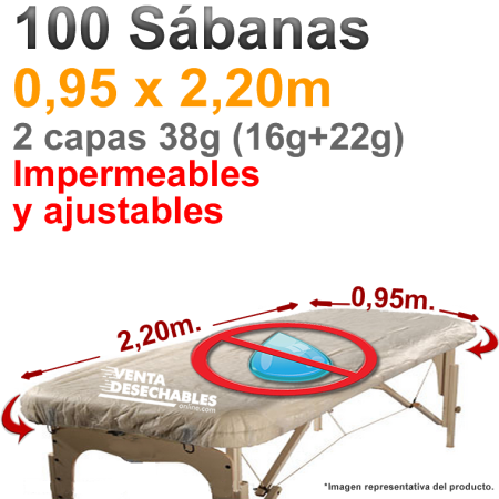 Sábanas Blancas Para Camilla Grande Ajustables Y Plastificadas