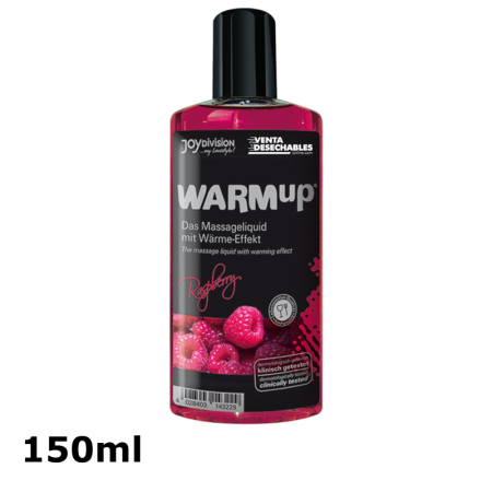 Aceite Masaje Frambuesa Con Efecto Calor