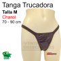 Tanga Trucadora Charol Rojo Tinto Talla M - Ivete