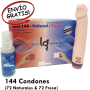 144 Preservativos In Love  Mix, Vibrador y Lubricante