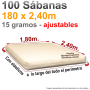 Sábanas ajustables para colchón de 150, 135