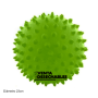 Pelota Masaje Pinchos 23 cm Verde Grande