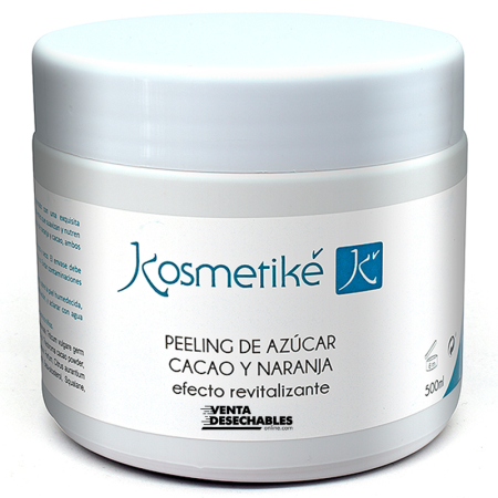 Exfoliante corporal de azúcar, Cacao y Naranja