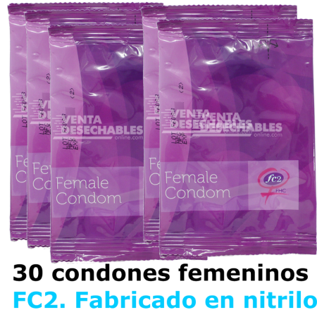 30 Preservativos Femeninos FC2