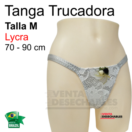 Tanga Trucadora Con Encaje y Adorno