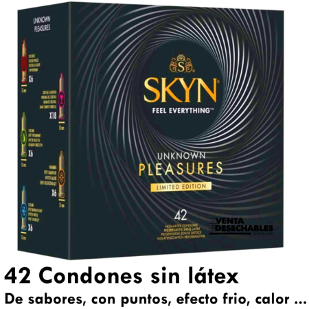 42 Condones Skyn Pleasures