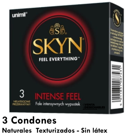 3 Preservativos Skyn 180x53 Feel - Vending