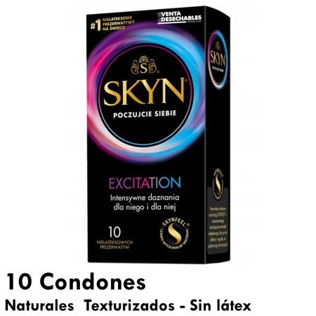 10 Preservativos Skyn Excitación