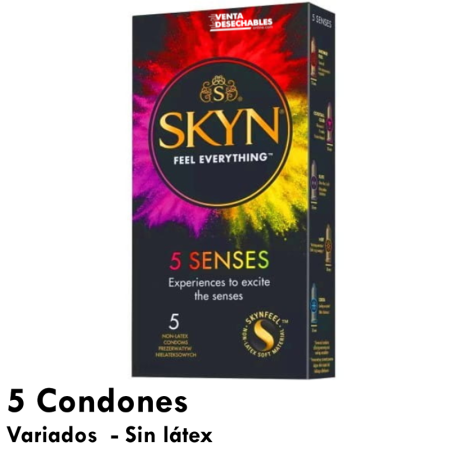 Preservativos Skyn 180x53 5 Sentidos
