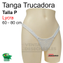Tanga Trucadora Lycra Blanco Talla P - Ivete