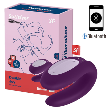 Satisfyer Double Joy Vibrador -  Morado