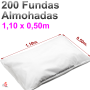 200 Fundas Almohadas Desechables 1,10 x 0,50m.