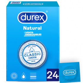 Caja de 24 Preservativos Durex Natural