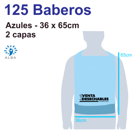 Baberos desechables Adultos