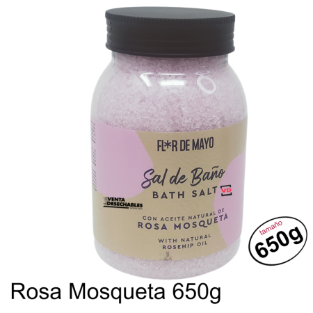 Sales De Baño de Rosa Mosqueta 650g