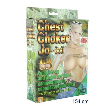 Muñeca Hinchable Con Grandes Pechos Chest Chocker JO