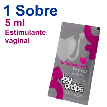 Lubricante Estimulante Vaginal Joydrops en Sobres