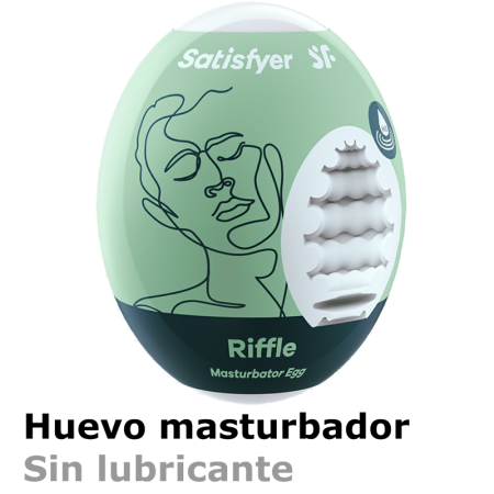 Huevo Masturbador Satisfyer Riffle