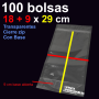 Bolsas Zip Grandes 18+9x29 cm
