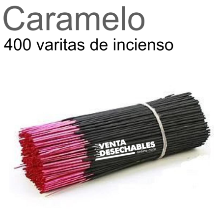 Incienso Caramelo, 400 Varitas Aroma Caramelo