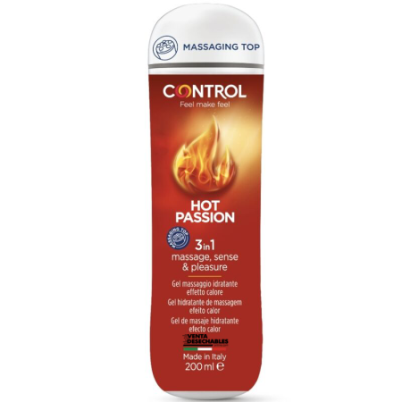 Lubricante Control Gel 3 en 1 Hot Passion