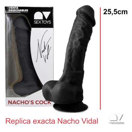 Pene Nacho Vidal en color Negro