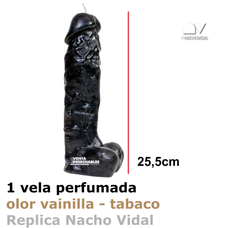 Vela Con Forma Pene Nacho Vidal Vainilla