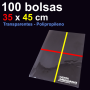 Bolsas polipropileno transparentes Sin cierre 35x45