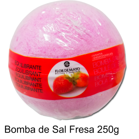 Bomba de sal Fresa