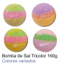 Bomba De Sal Efervescente Tricolor Azahar 160g