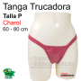 Tanga Trucadora Charol Rojo Talla P - Ivete