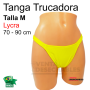 Tanga Trucadora Lycra Amarillo Talla M - Ivete