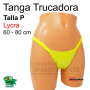Tanga Trucadora Lycra Amarillo Pomelo Talla P - Ivete