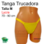 Tanga Trucadora Lycra Amarillo Talla M - Ivete