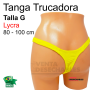 Tanga Trucadora Tela Canalé En Talla Grande